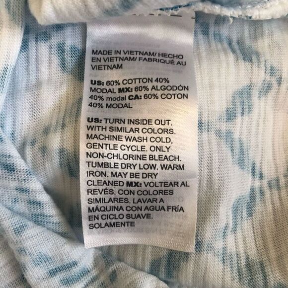 Chico’s Short Sleeve Button Detail Top Size 8 - Picture 7 of 12